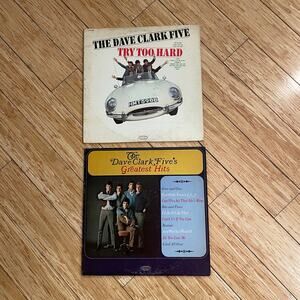 Lot of 2 Dave Clark Five LPs vintage vinyl records pop rock